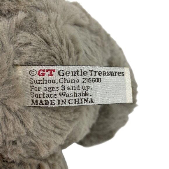 Gentle Treasures Puppy Dog 12" Plush Stuffed Animal Toy Blue Winter Hat Scarf - Picture 6 of 7